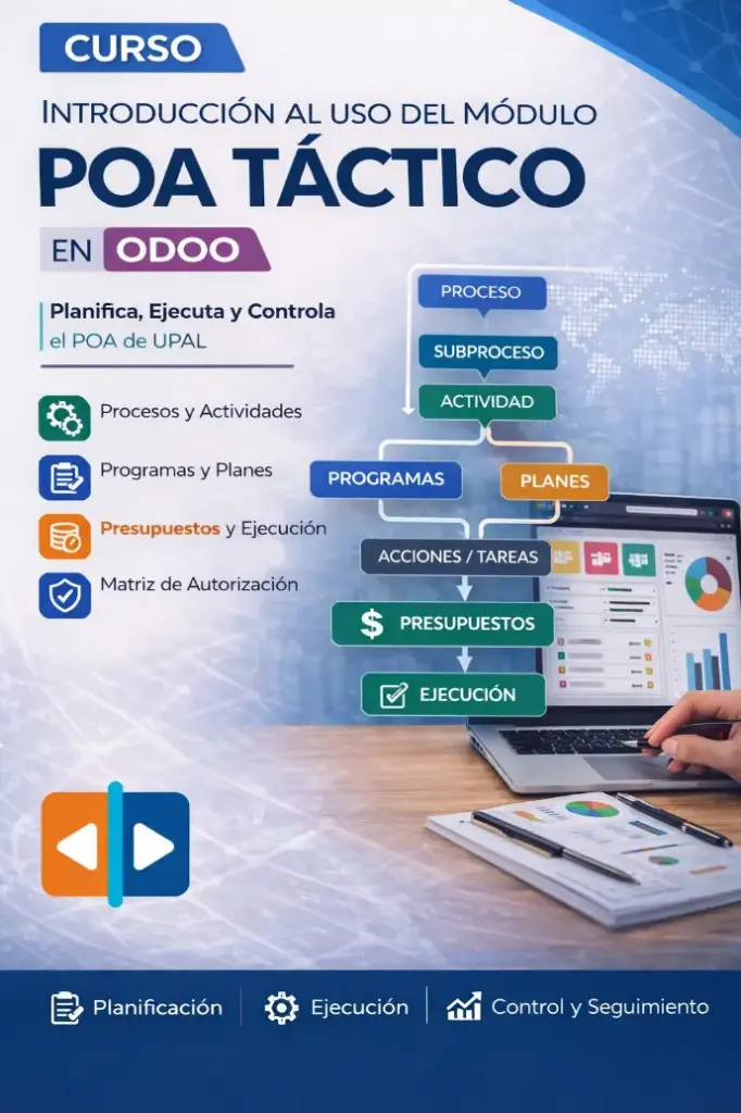 Introducción al uso del módulo POA Táctico en Odoo
